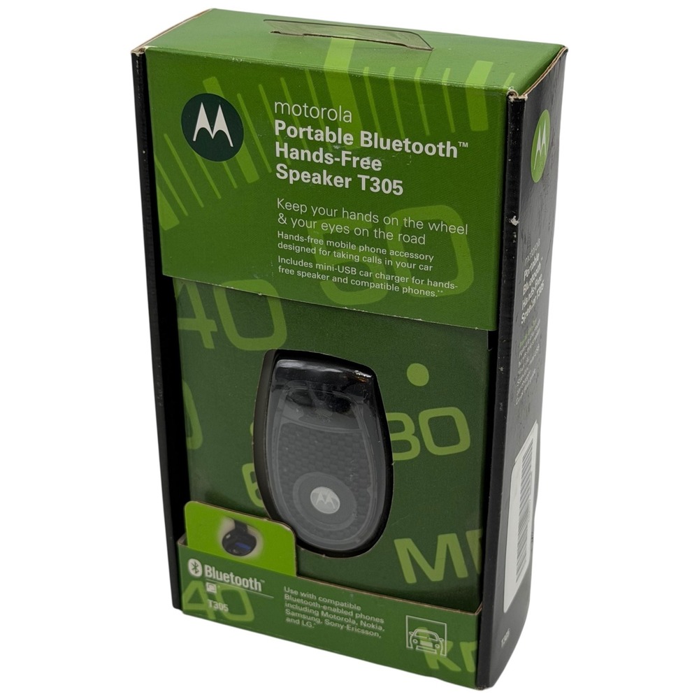 Motorola Portable‎ Bluetooth Hands Free Speaker T305 Car Charger